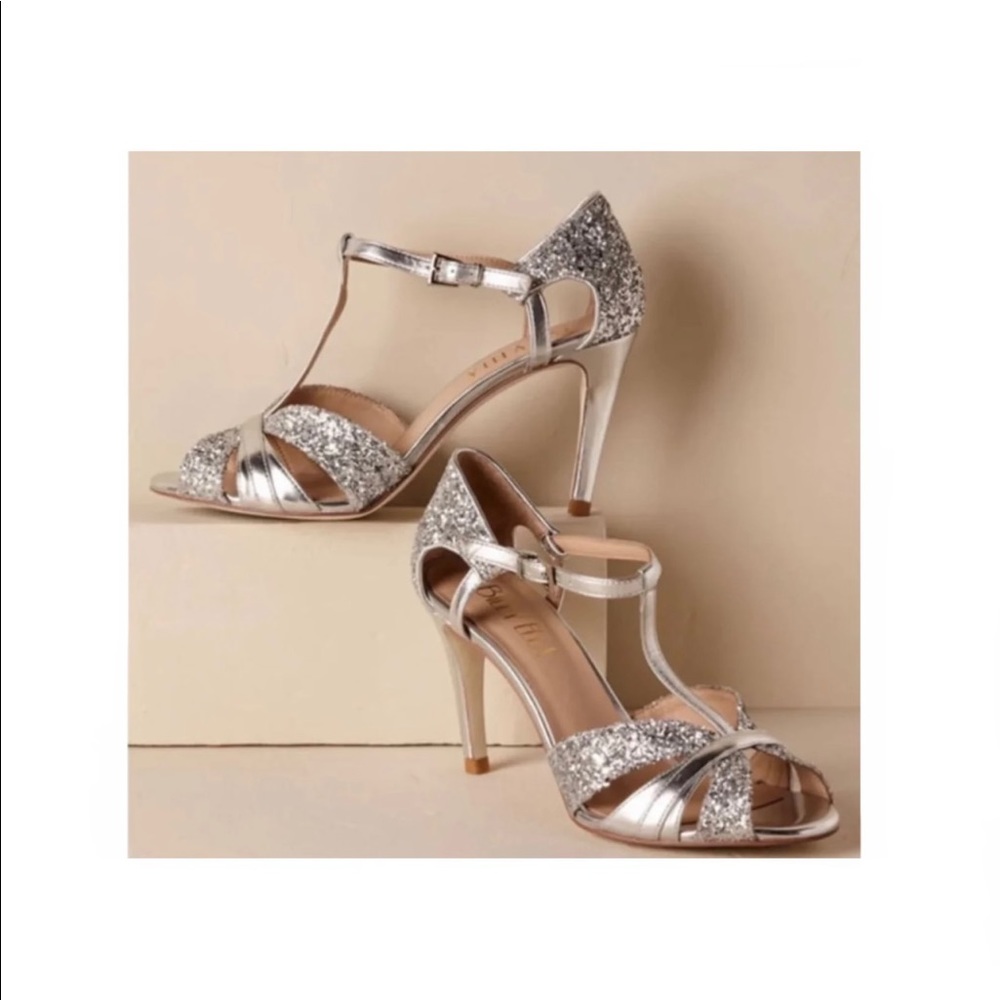 Billy Ellia Lucia Sparkly T-Strap Heels